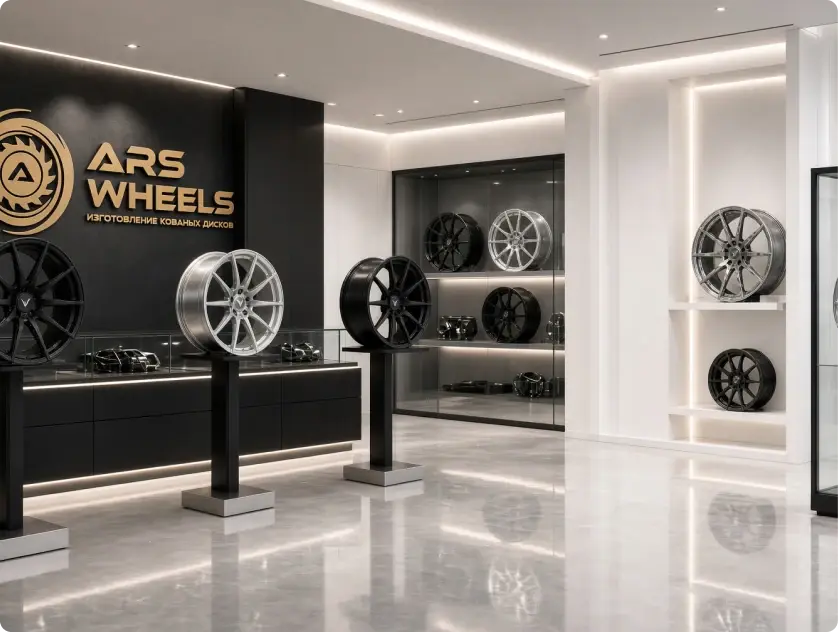 Кованые диски ARS WHEELS на автомобиле