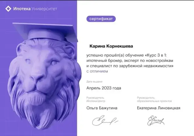 Диплом / сертификат 9