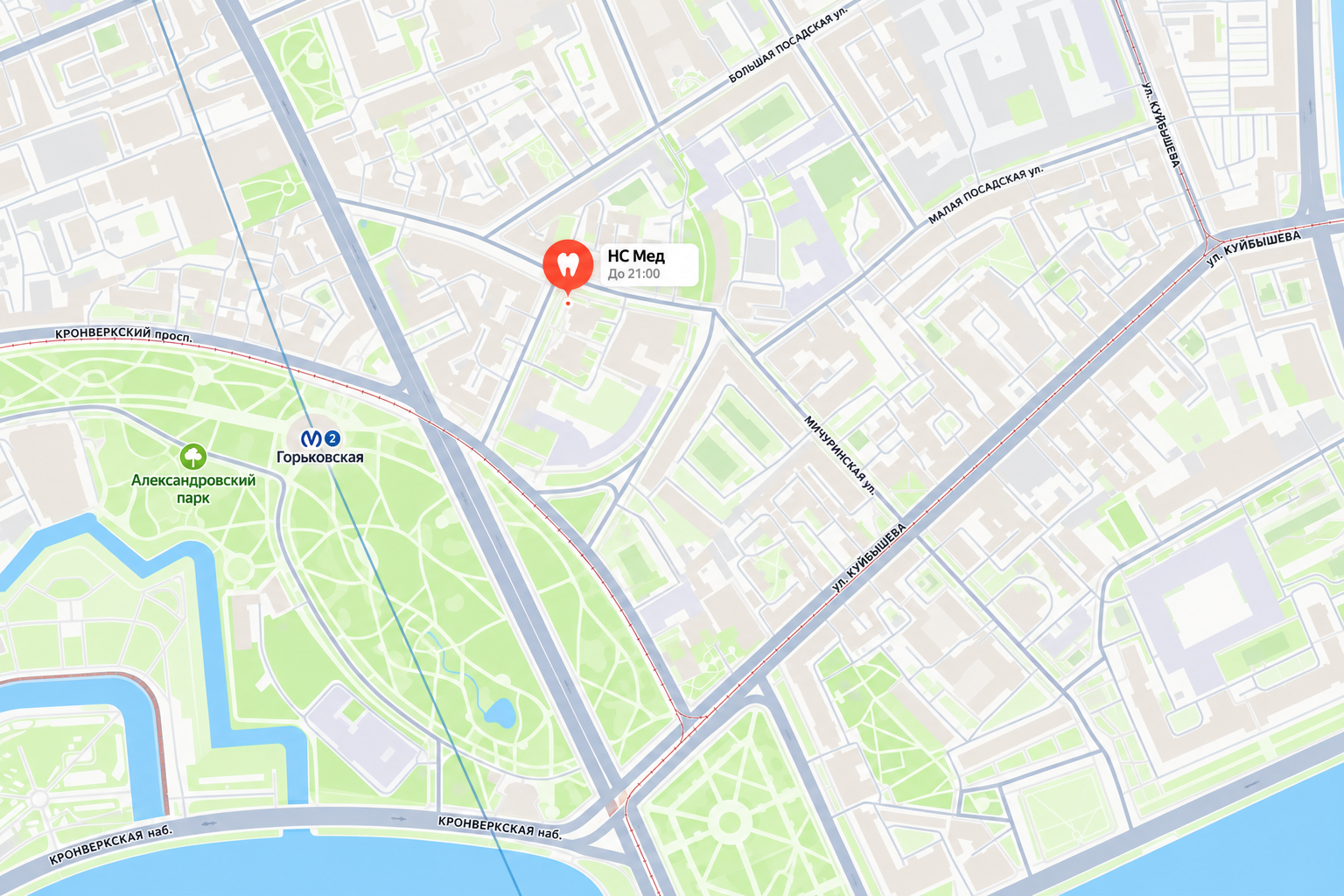 Клиника НС МЕД: Крестьянский пер., 5, Санкт-Петербург