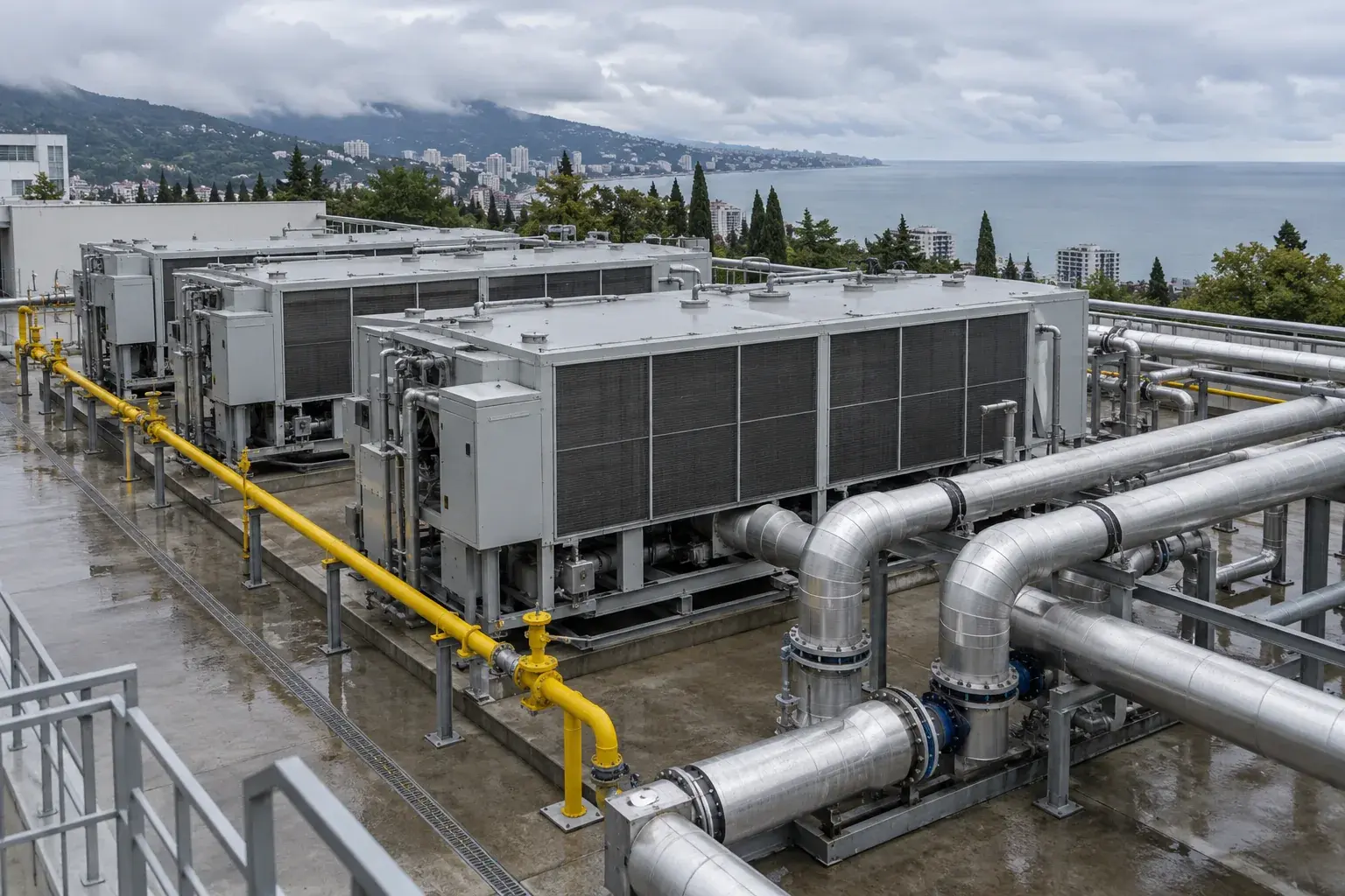 Газоснабжение абсорбционного холодильного центра гостиницы в Сочи