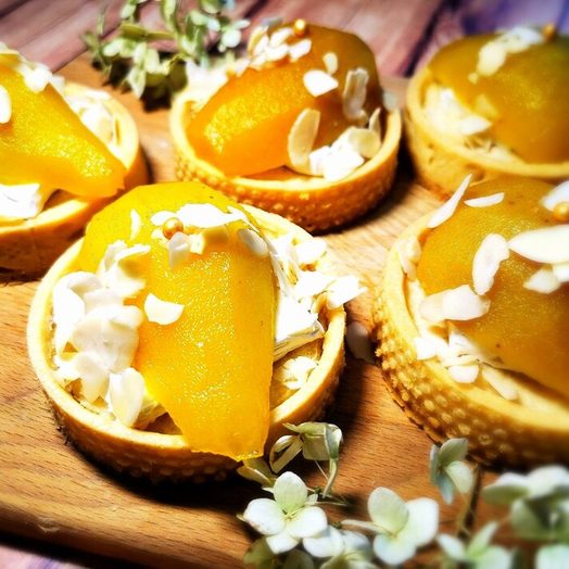 Изысканные тарталетки с грушей ученицы Ирины Ионовой