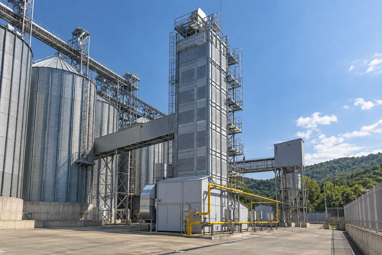Газоснабжение зерносушильного комплекса с башенной сушилкой в Сочи