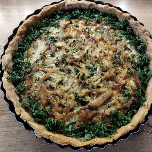 Пирог с курицей и травами ученицы Татьяны Амбросовой