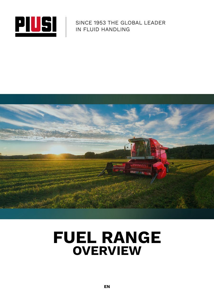 Обложка каталога PIUSI Fuel, английское издание