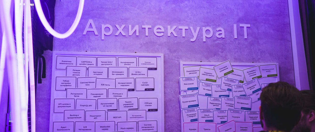 Стенд «Архитектура IT» в пространстве Точки