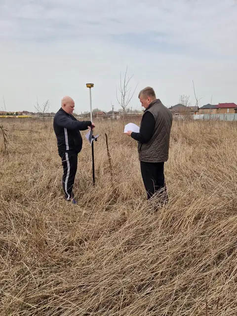 Межевание участка: замер спутниковым приёмником