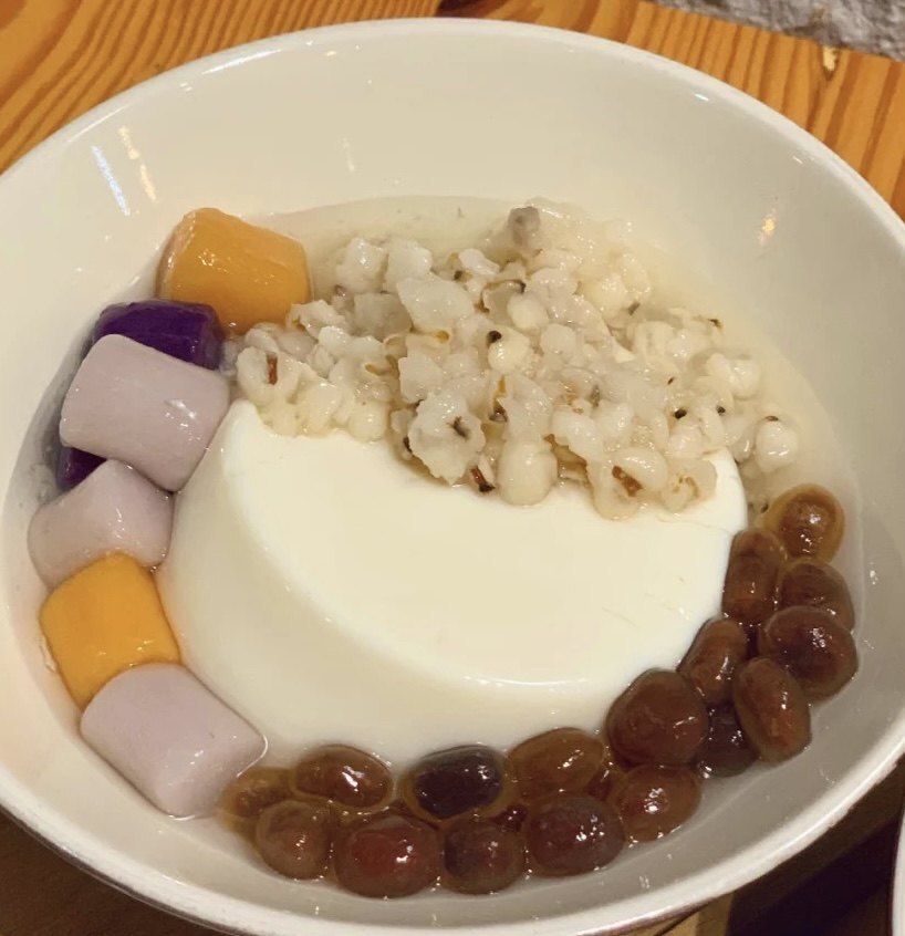 Соевый пудинг tau fu fah с сиропом
