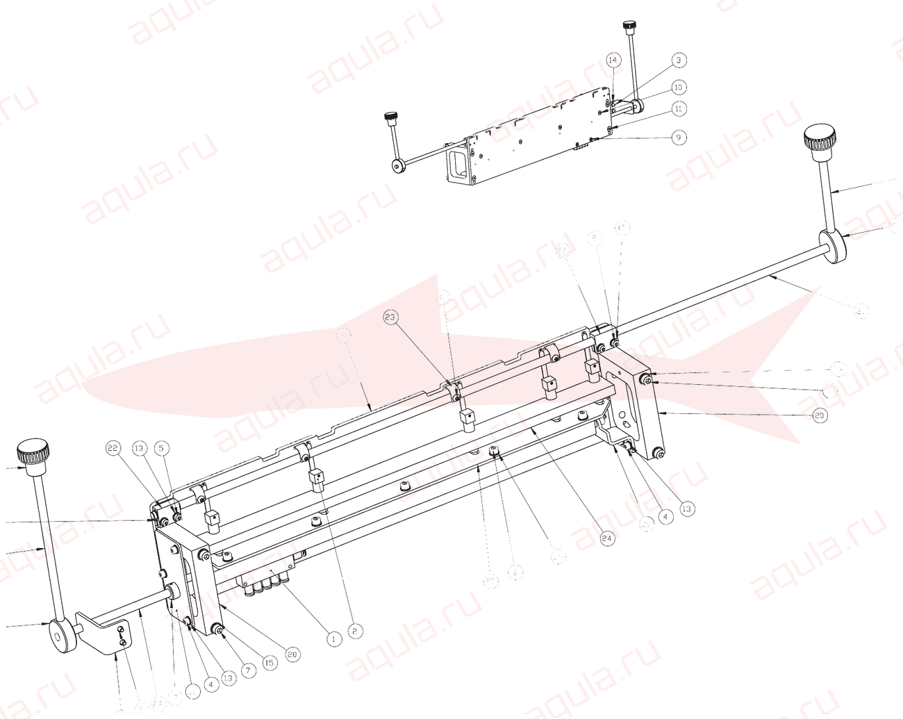 Morgana DigiBook 450 A0210084-01 Ass. piastra zeri — схема деталей