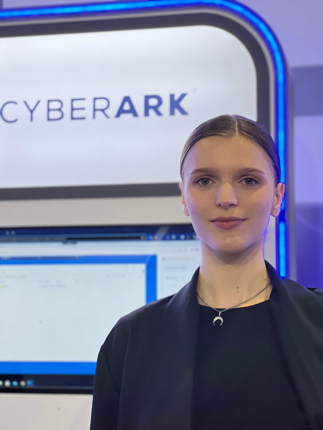 inConfe staff at the CyberArk stand, GISEC Global, Dubai World Trade Centre