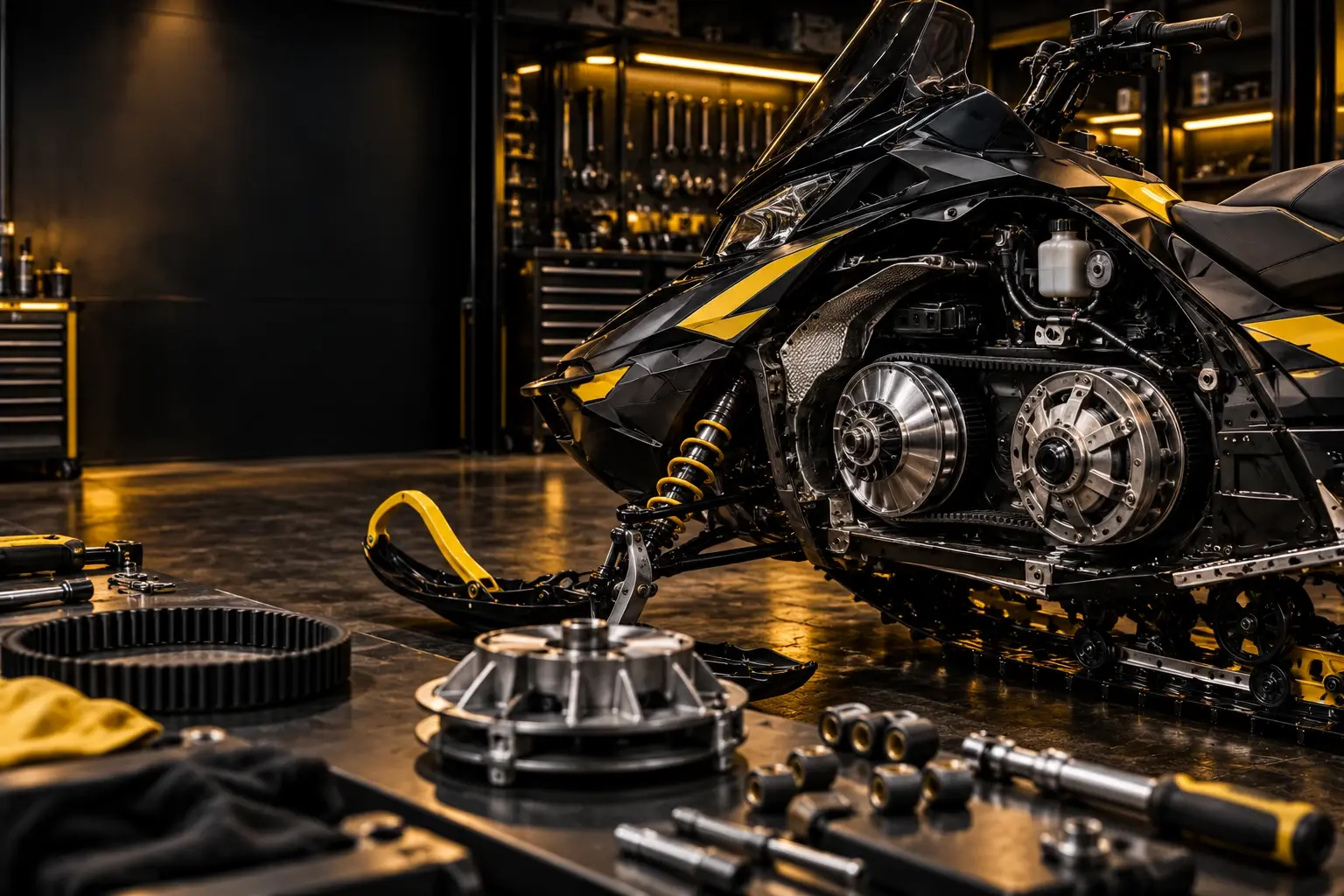Мастерская Brutal Motors: ремонт вариатора снегохода