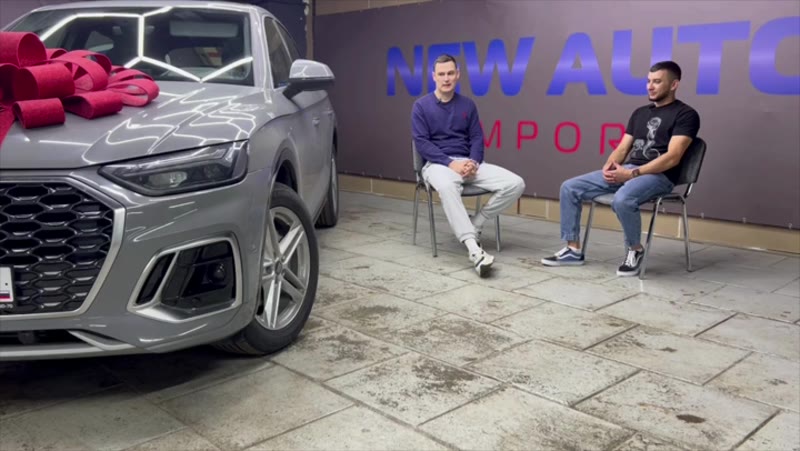Егор: кадр из видеоотзыва New Auto об автомобиле Audi Q5