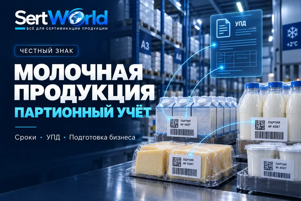 Партионный учёт молочной продукции: сроки, УПД и подготовка бизнеса — SertWorld