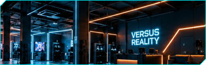 Иллюстрация интерьера VR-клуба