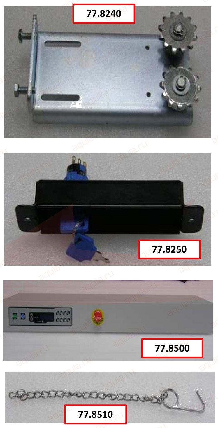 Morgana KB2000S KB2000S Front cover, safety key switch — схема деталей