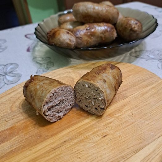 Колбаски в разрезе ученицы Галины Барченковой
