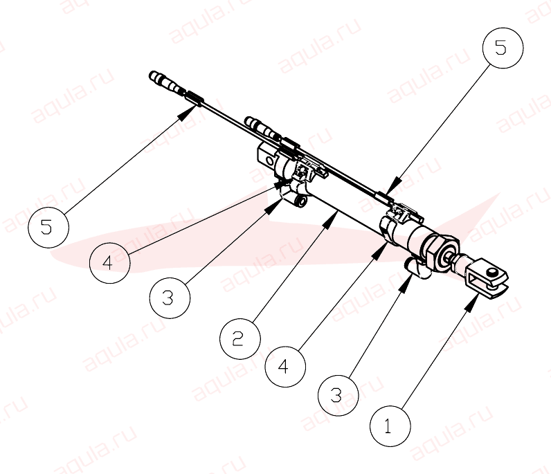 Morgana DigiBook 450 A0208095-00 Ass. cilindro piastra dorso — схема деталей