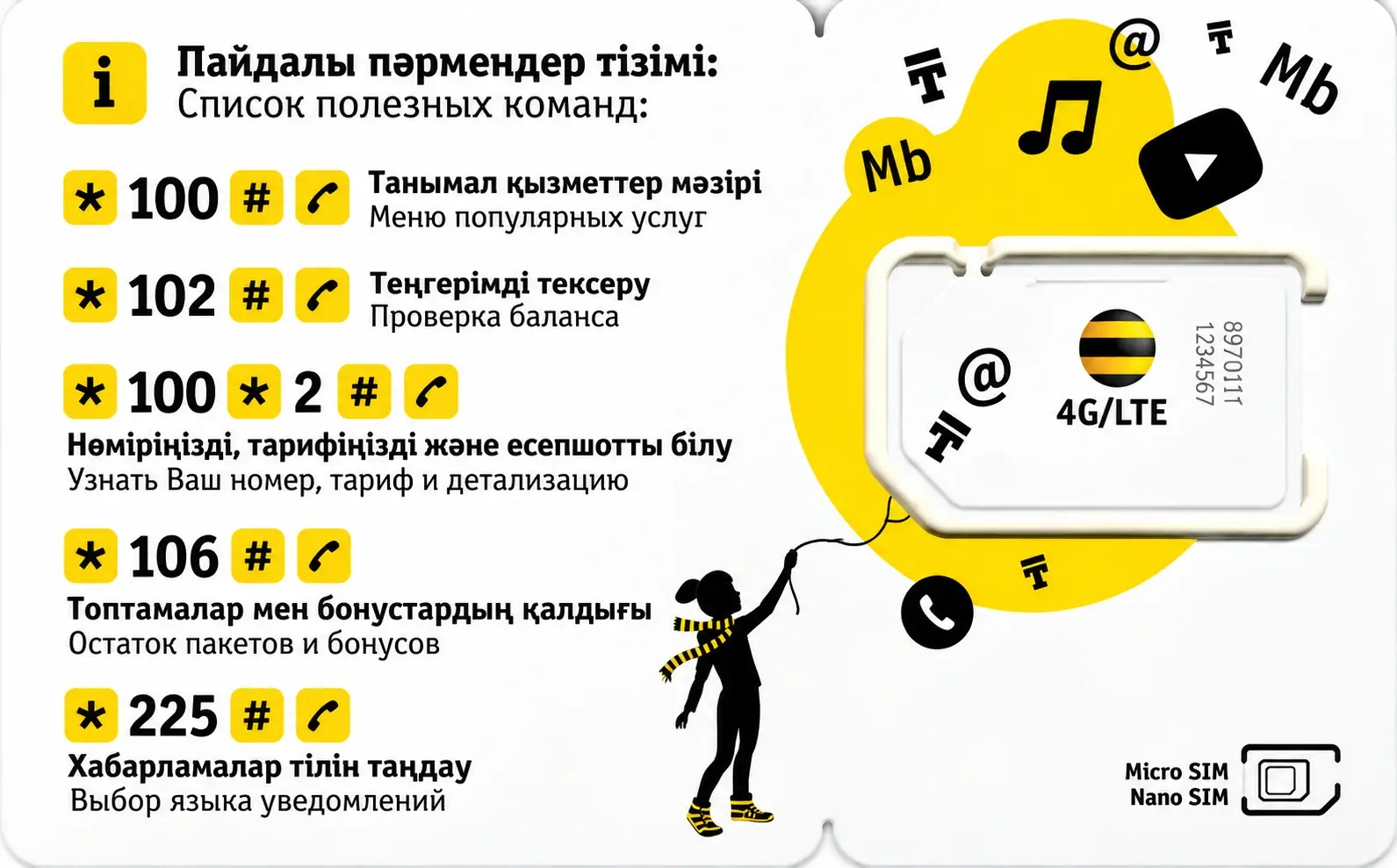 SIM-карта Beeline Казахстан