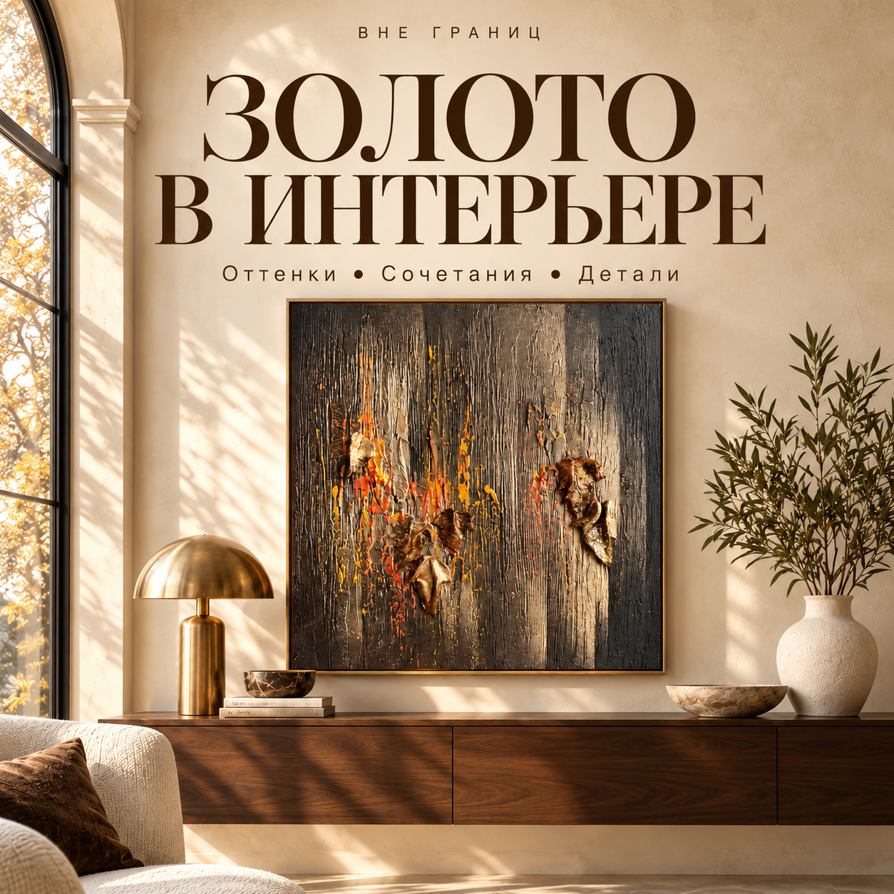 Обложка руководства Золото в интерьере