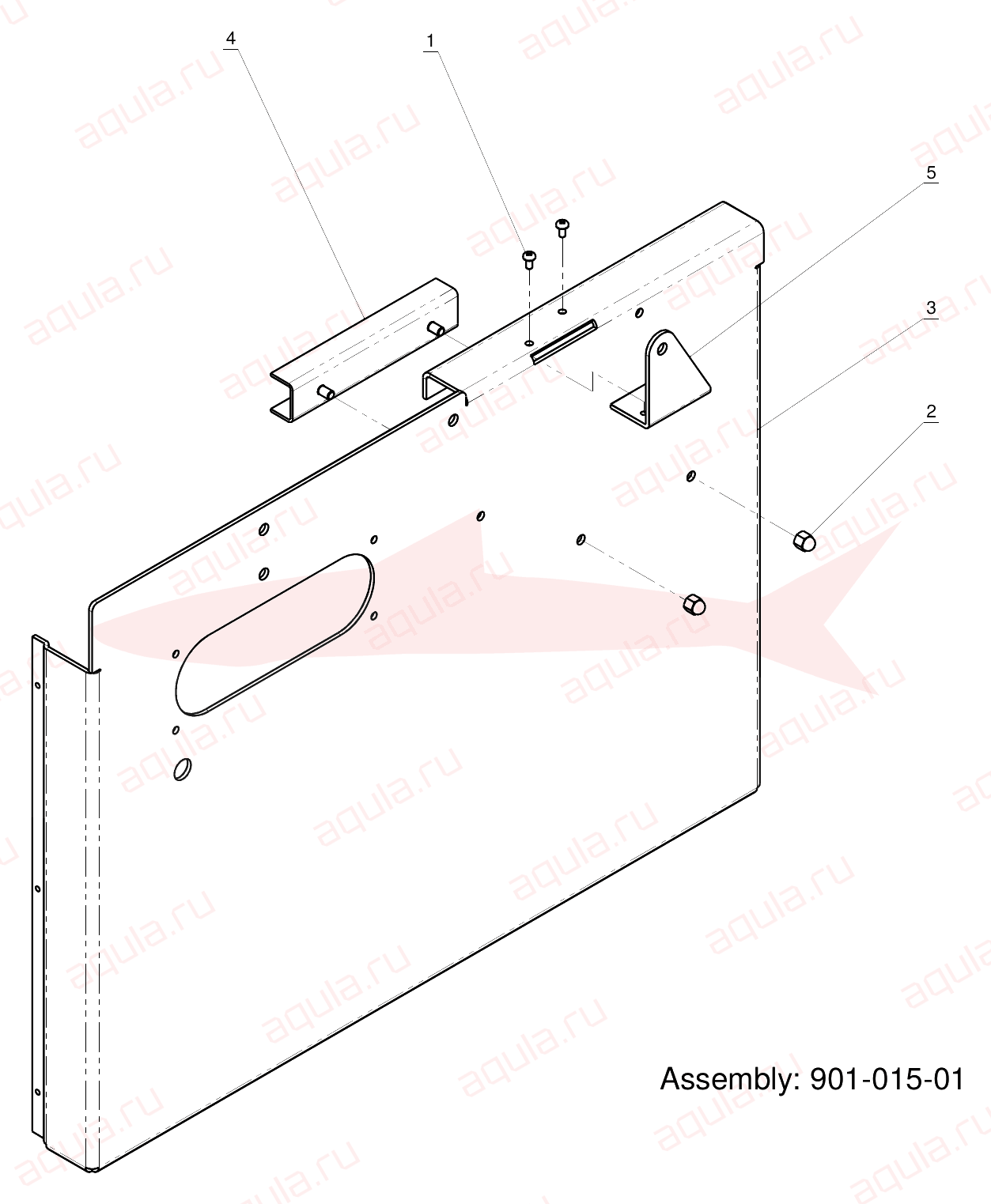 Morgana Feeder 8000 901-015-01 Side Assembly Left — схема деталей