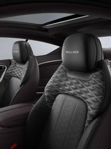 Отделка салона Bentley Continental GT Mulliner