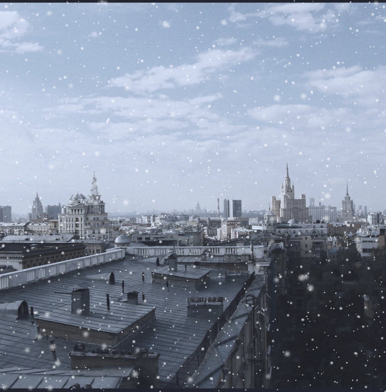 Москва зимой