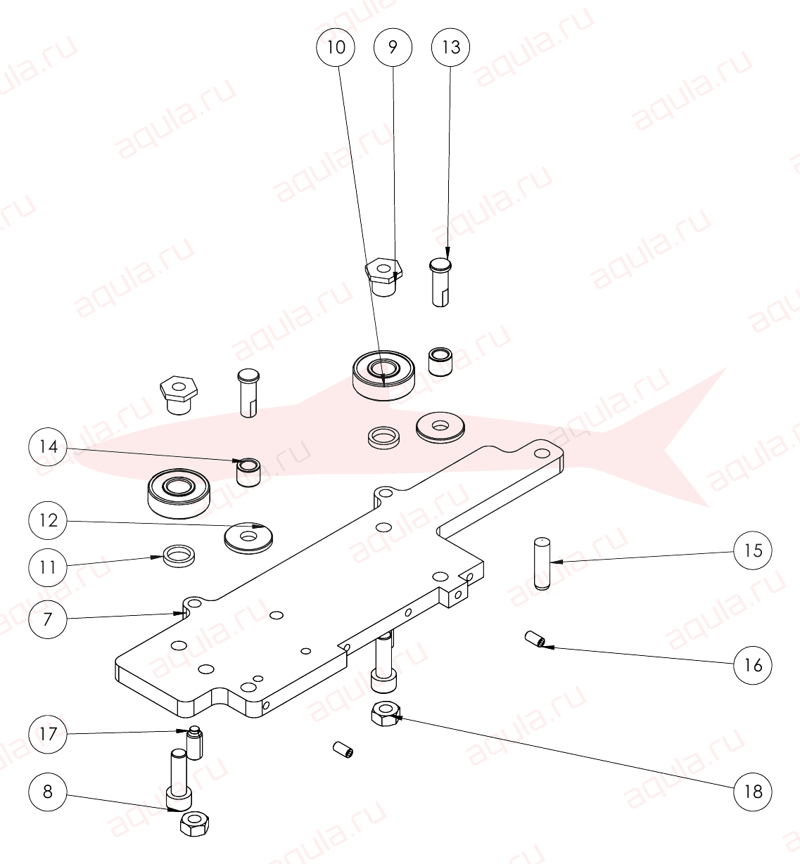 Morgana DigiBook 150 4.5 Fianco destro (B) — схема деталей