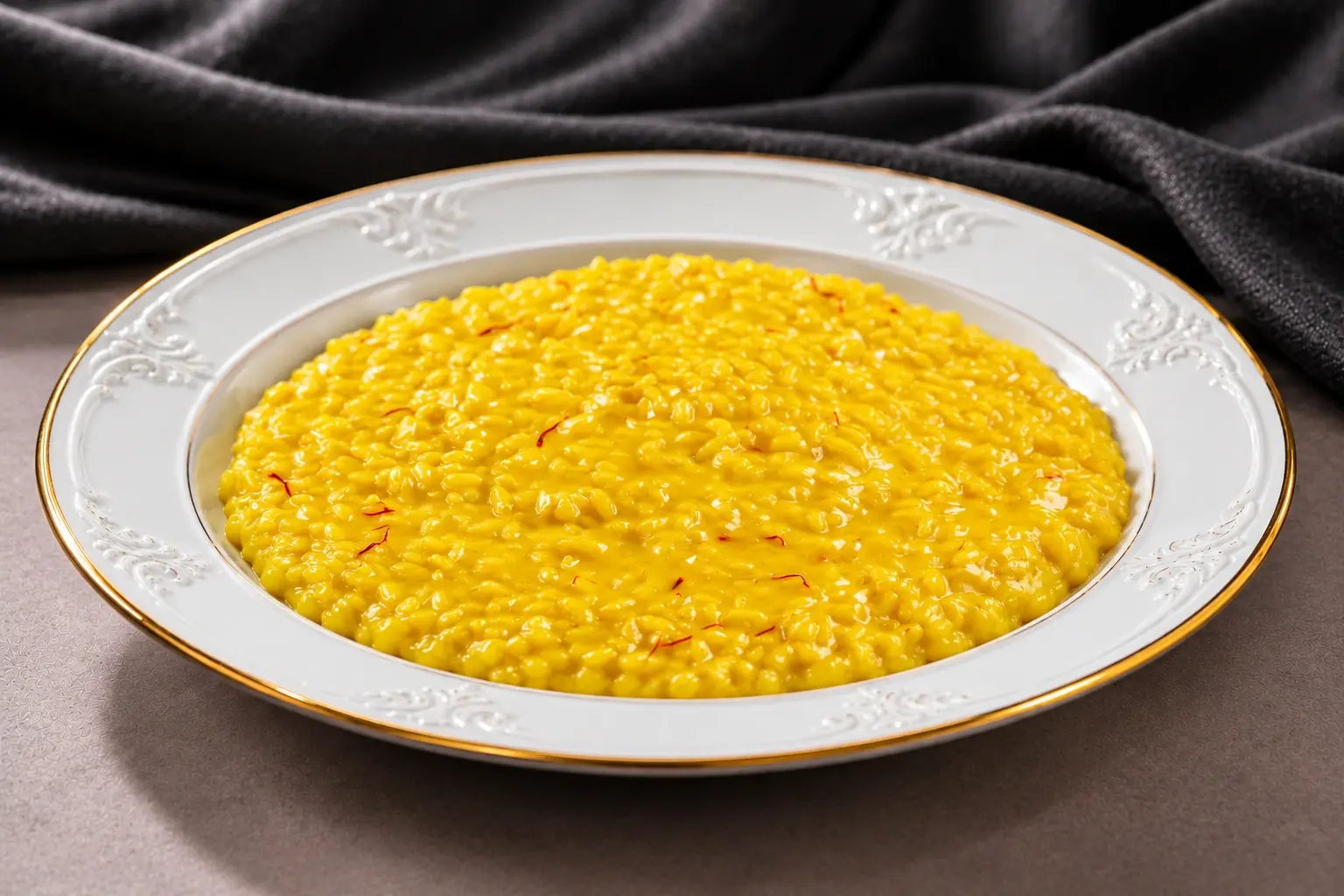 Ризотто с шафраном и страчателлой