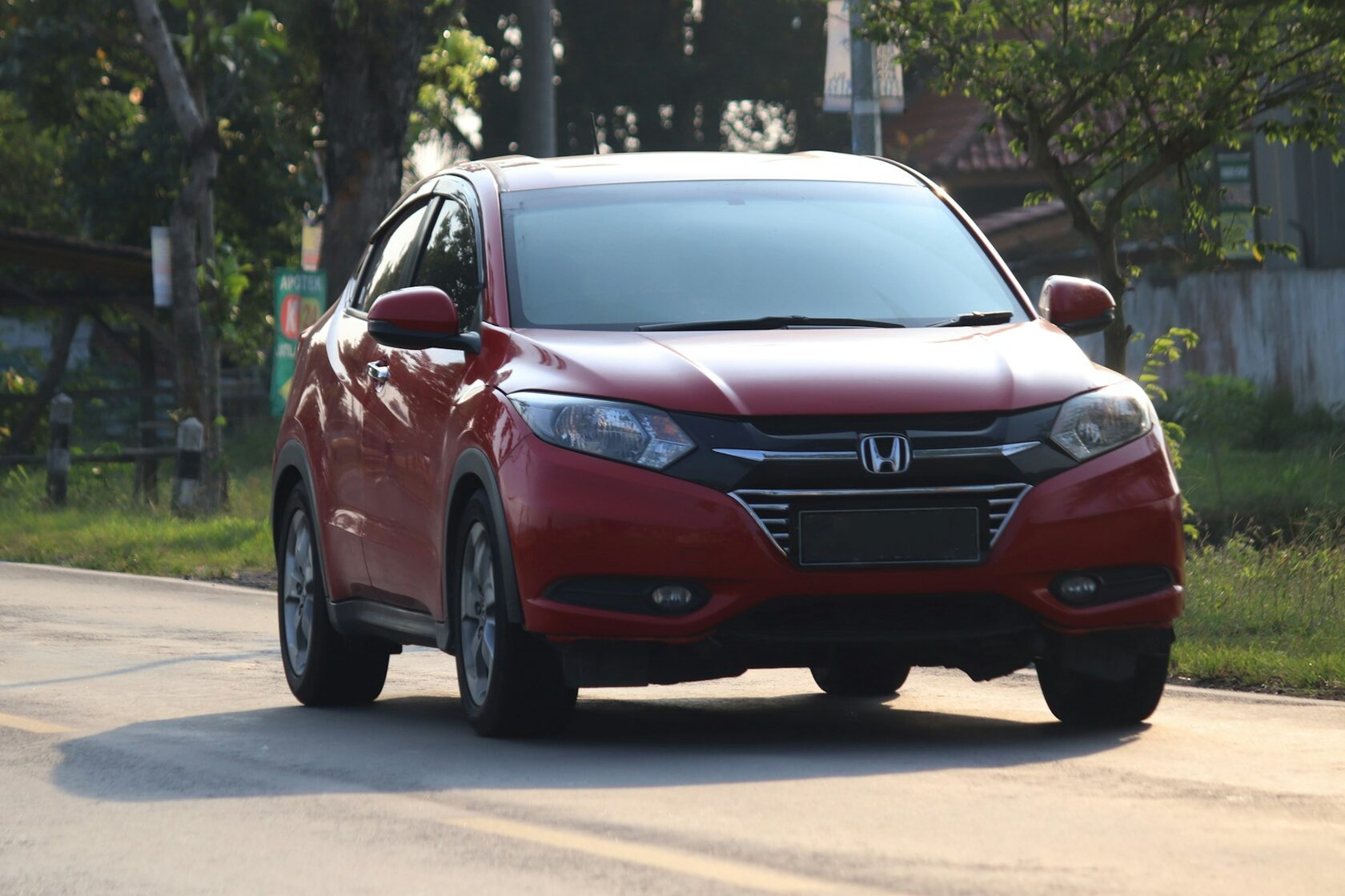 Задний ряд Honda Vezel с фирменными сиденьями Magic Seat