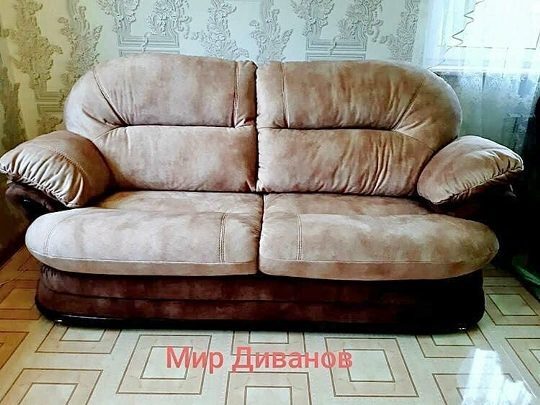 Прямой диван — работа цеха «Мир диванов»