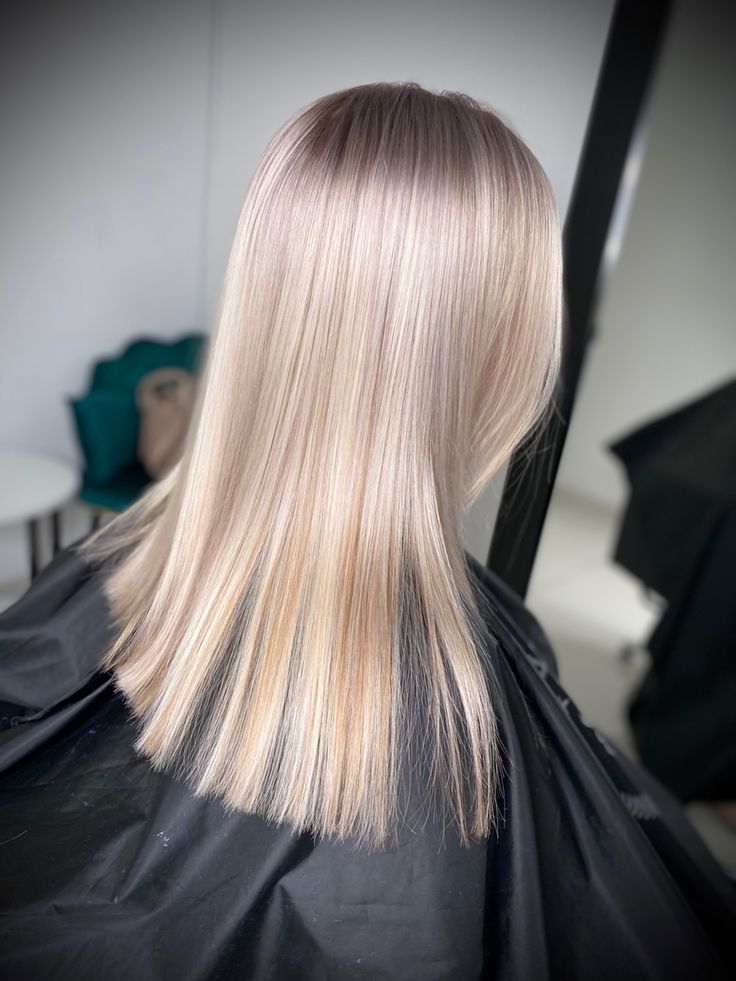 Рельефное окрашивание волос — естественный блонд