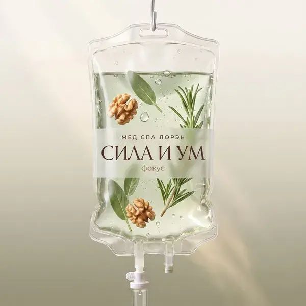 Капельница «Сила и ум»