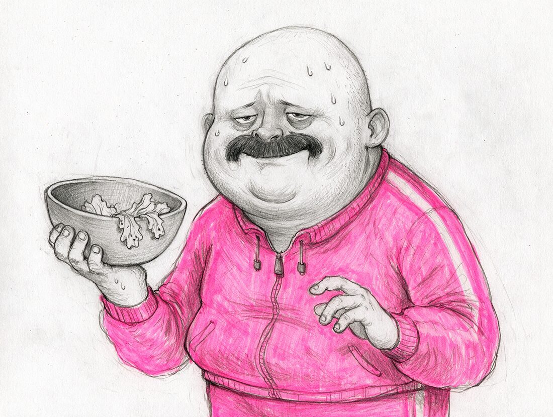 Мистер Исключительный, карандашный рисунок