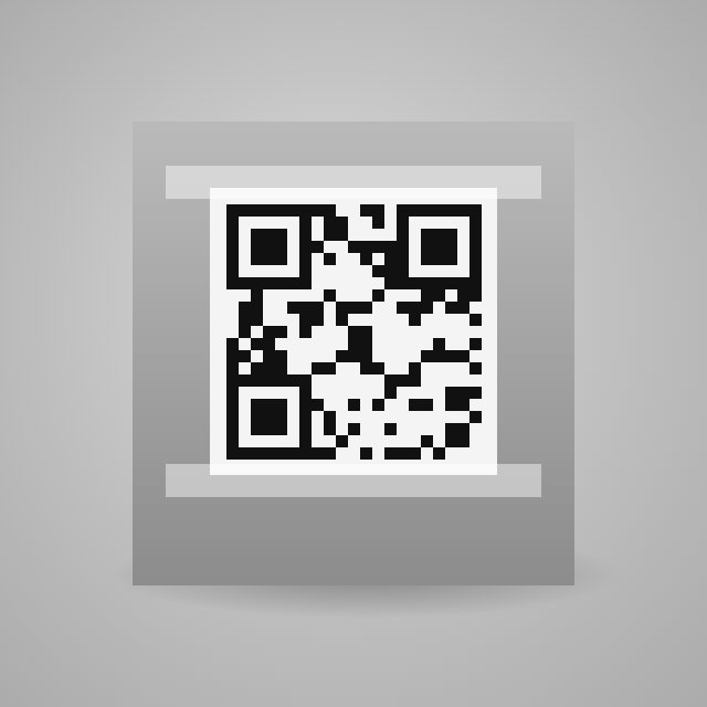 QR-код на картоне