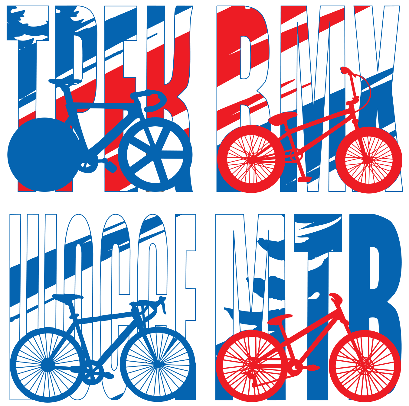 Трек, BMX, шоссе и МТБ — фирменная графика конференции