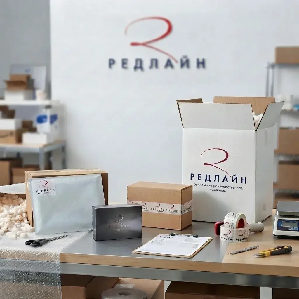Команда Redline за подготовкой брендированной продукции