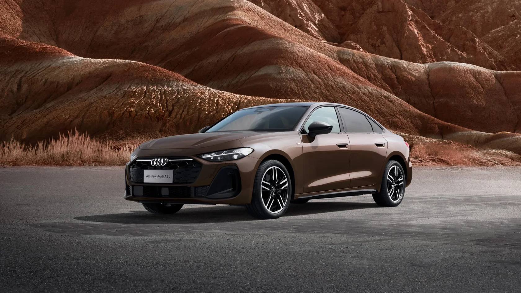 Audi A5L — световой рисунок