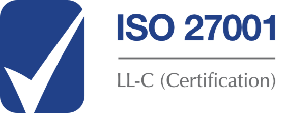ISO/IEC 27001 certified — LL-C (Certification)