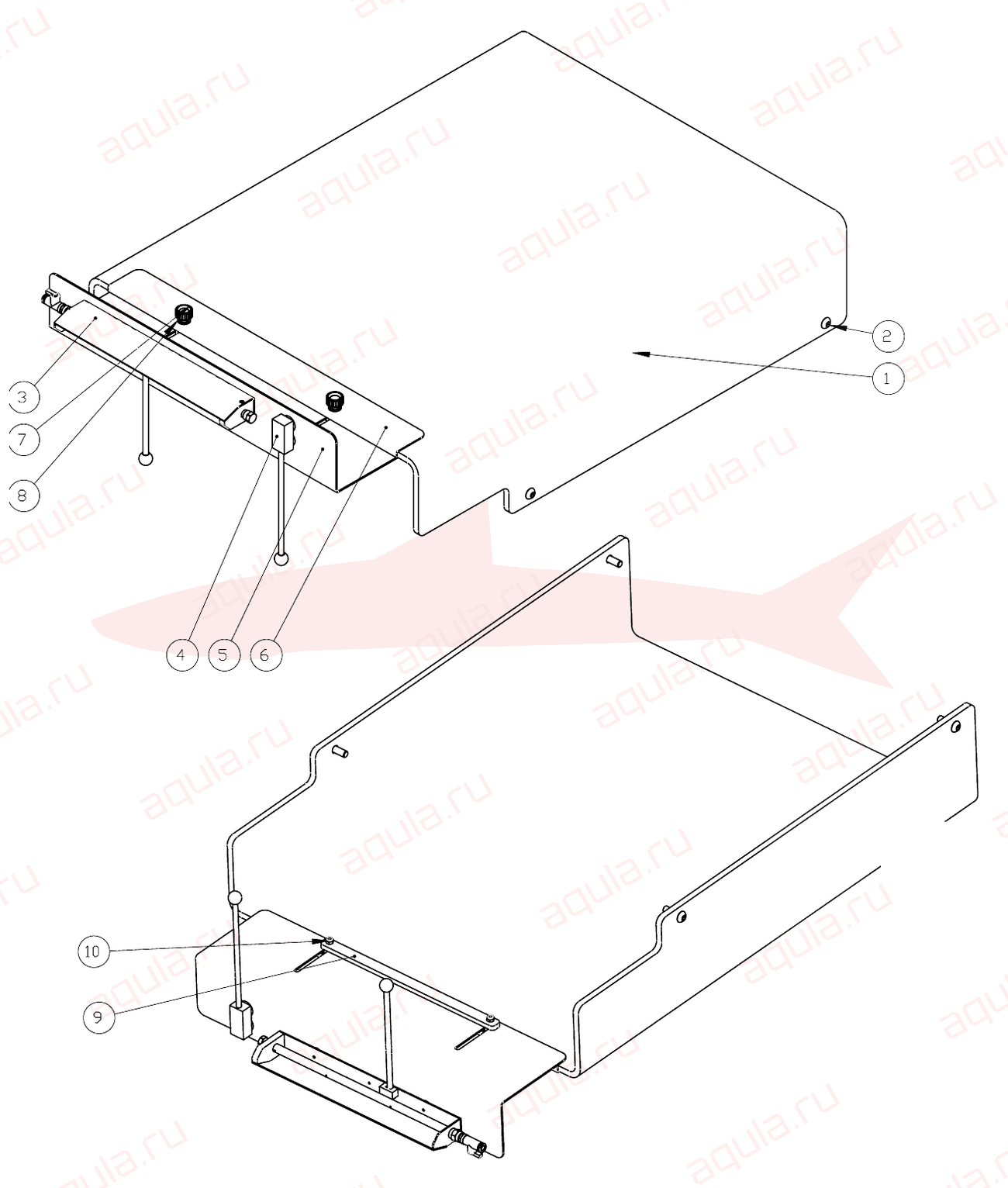 Morgana DigiBook 450 A0212153-00 Ass. protezione — схема деталей