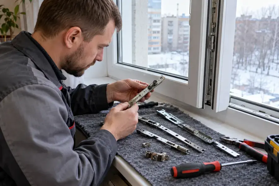 Диагностика и подбор деталей оконной фурнитуры