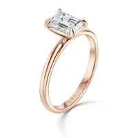 Кольцо с октагоном 1 ct — фото 2