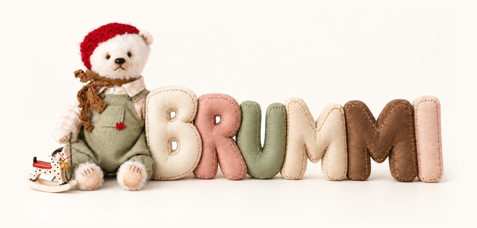 Мягкие буквы BRUMMI и Тедди