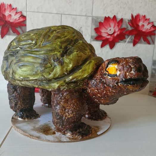 3D-торт Черепаха ученицы Натальи Борисевич