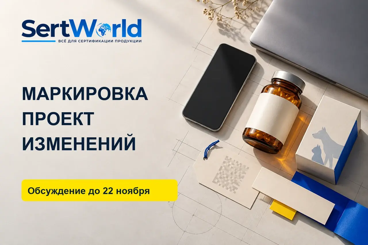 Маркировка: проект изменений — редакционная иллюстрация SertWorld