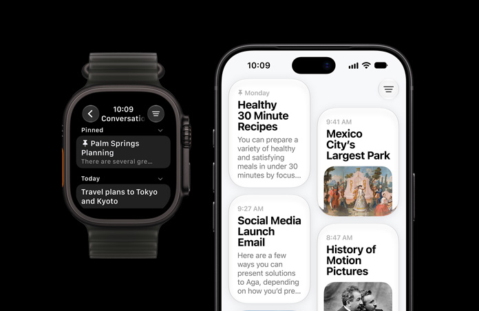 Siri AI на Apple Watch Ultra 4