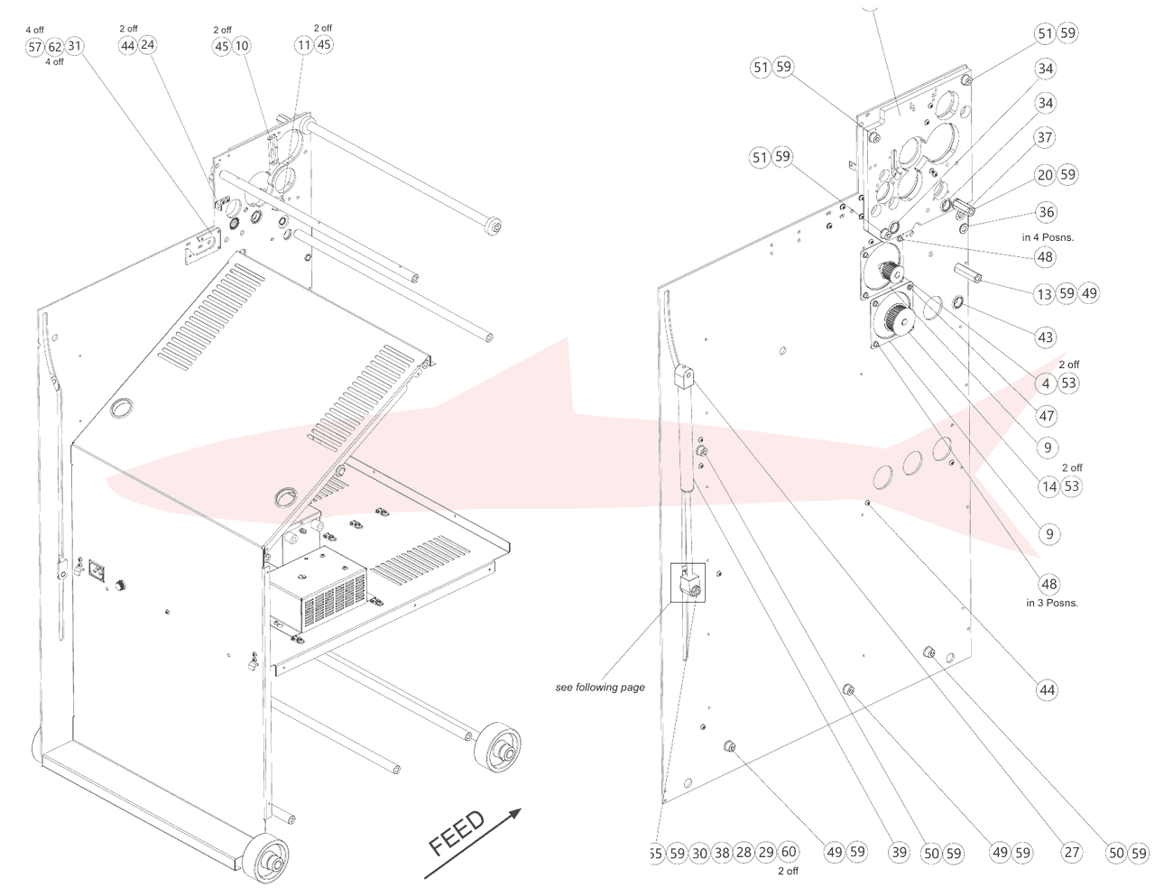 Morgana AutoCut Pro System PL 2.2 AutoFold Pro — Main Frame Assembly 2 — схема деталей, Вид 1