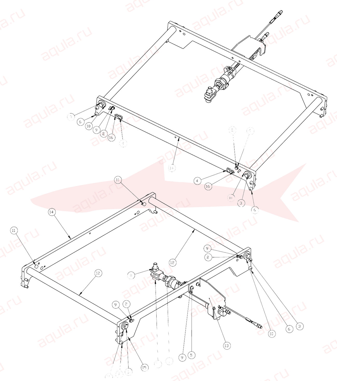 Morgana DigiBook 450 A0208094-00 Ass. struttura superiore — схема деталей