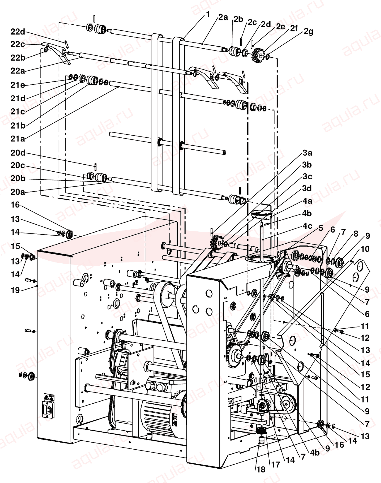 Morgana Square Back System Fig 5 Divert & Upfeed — схема деталей