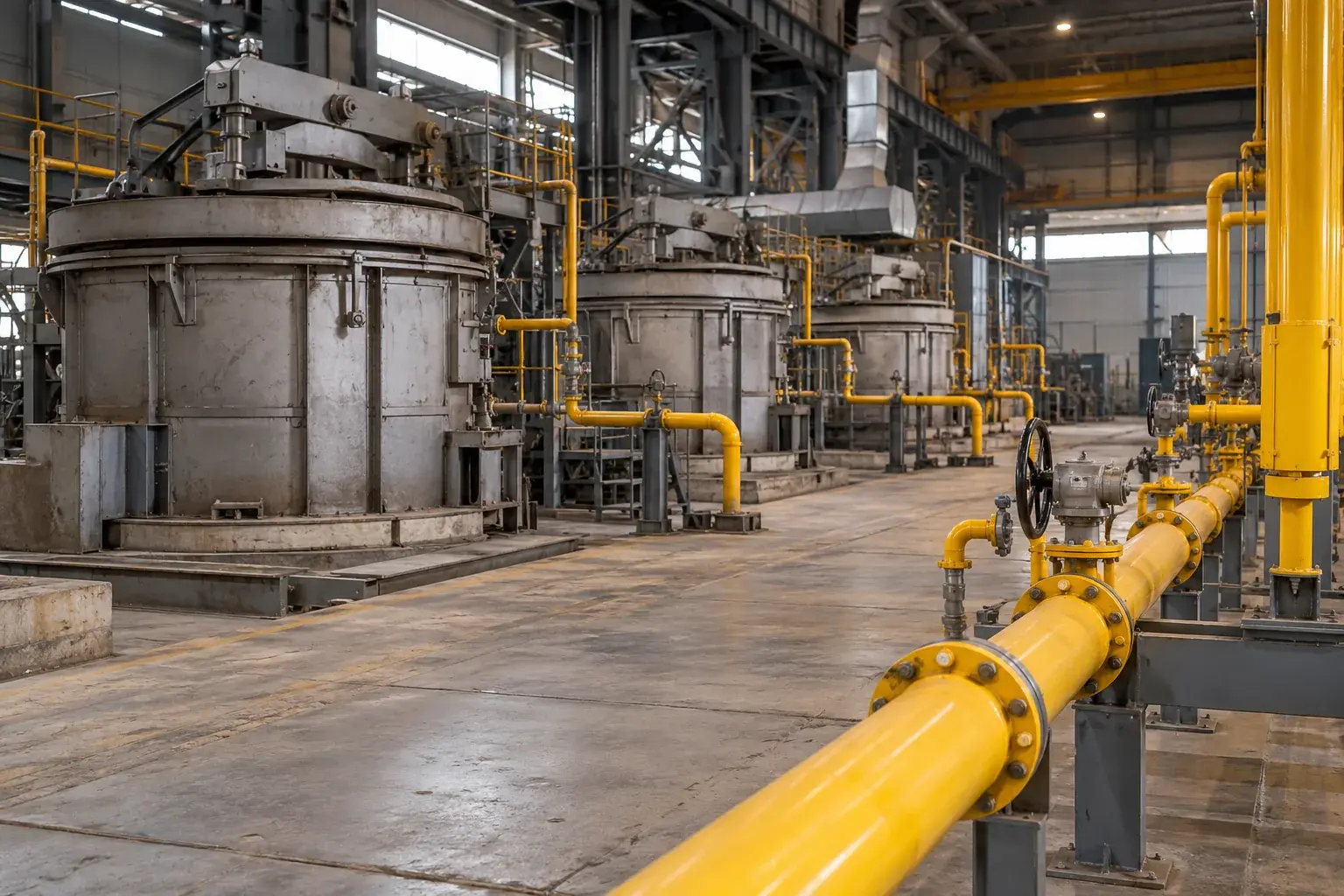 Перевод литейного цеха на природный газ в Солохауле