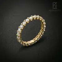 Кольцо U-Prong, «дорожка» — фото 7