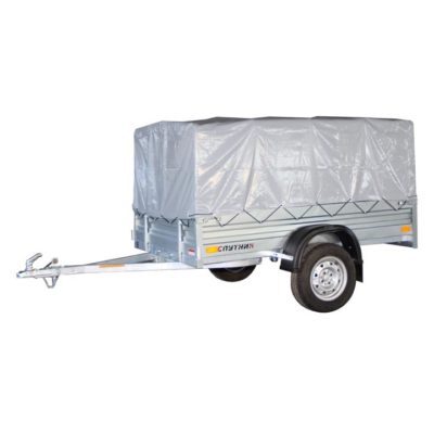 Прицеп СПУТНИК Expert ZN 2013 R13 (2 × 1,3 м, тент 0,7 м)